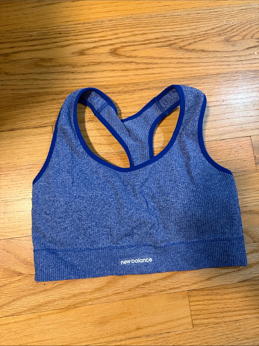 New balance blue sports bra